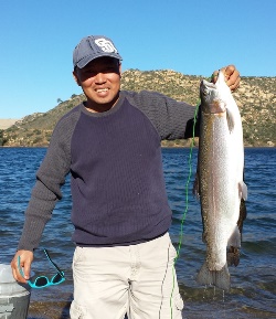 Rovel Penaverde Rainbow Powerbait Half Moon Bay 24 Jan San Diego 8 2 lbs.jpg
